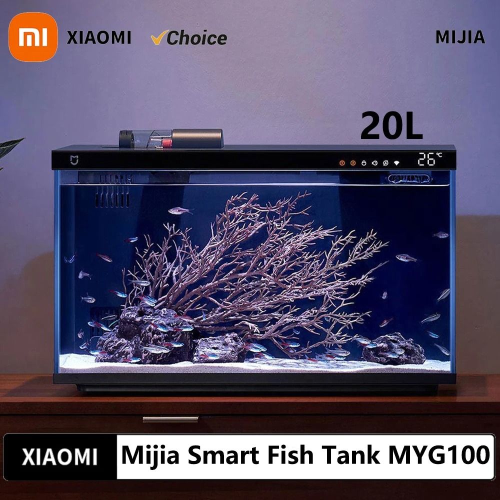 Xiaomi Mijia Smart Fish Tank With Remote Feeding And Smart Lighting System 20L 0