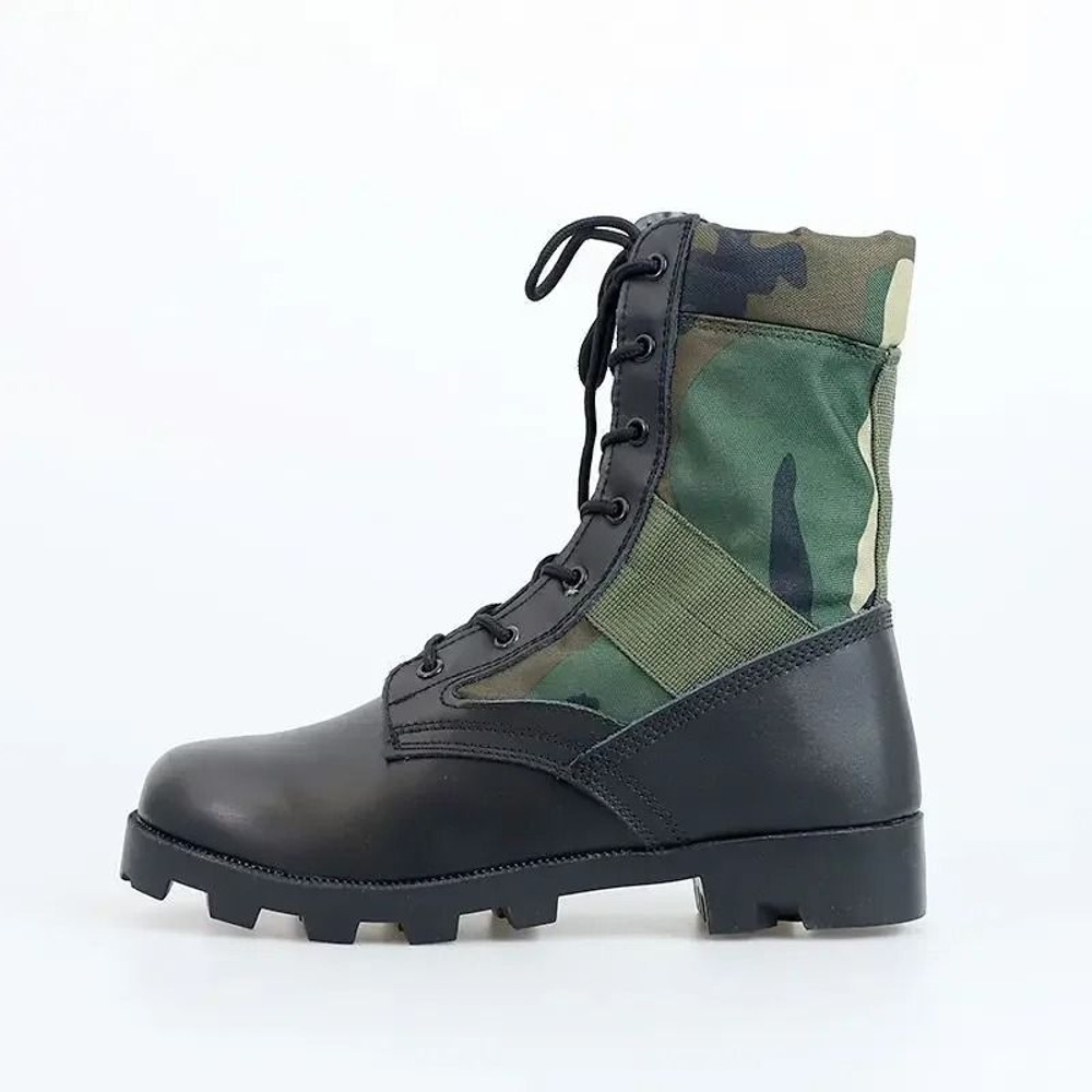 Mens Lace Up Waterproof Canvas Tactical Combat Desert Ankle Boots 7