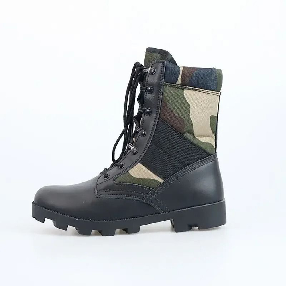 Mens Lace Up Waterproof Canvas Tactical Combat Desert Ankle Boots 15