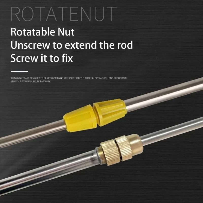 Stainless Steel Telescopic Spraying Rod With Copper Joint For Garden Sprayers 1