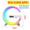 Multifunction Wireless Charger Stand Bluetooth Speaker FM RGB Night Light 9