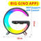 Multifunction Wireless Charger Stand Bluetooth Speaker FM RGB Night Light 6