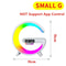 Multifunction Wireless Charger Stand Bluetooth Speaker FM RGB Night Light 8