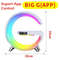 Multifunction Wireless Charger Stand Bluetooth Speaker FM RGB Night Light 11