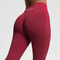 2025 Bum Shaping Leggings Seamless Low Waist Ribbed Gym Pants 14