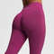 2025 Bum Shaping Leggings Seamless Low Waist Ribbed Gym Pants 2