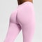 2025 Bum Shaping Leggings Seamless Low Waist Ribbed Gym Pants 3