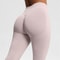 2025 Bum Shaping Leggings Seamless Low Waist Ribbed Gym Pants 6