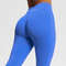 2025 Bum Shaping Leggings Seamless Low Waist Ribbed Gym Pants 8