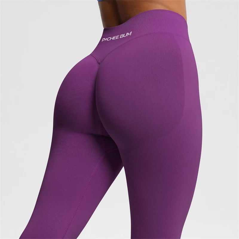 2025 Bum Shaping Leggings Seamless Low Waist Ribbed Gym Pants 29