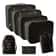 7 Piece Travel Bag Organizer Set Luggage Packing Cubes Pouches 0