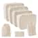 7 Piece Travel Bag Organizer Set Luggage Packing Cubes Pouches 8