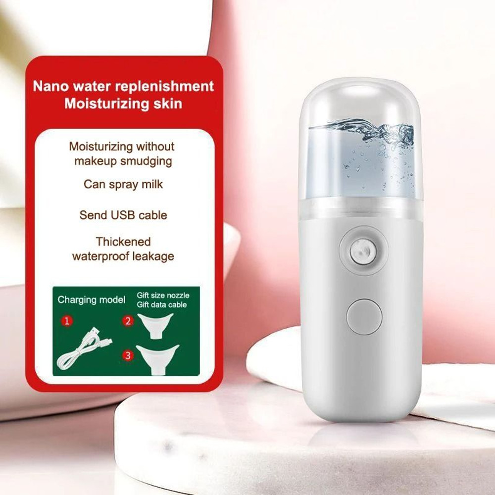 Eye Moistener Nano Spray Glasses Portable USB Charging Atomizer For Dry Eyes And Fatigue Relief 7