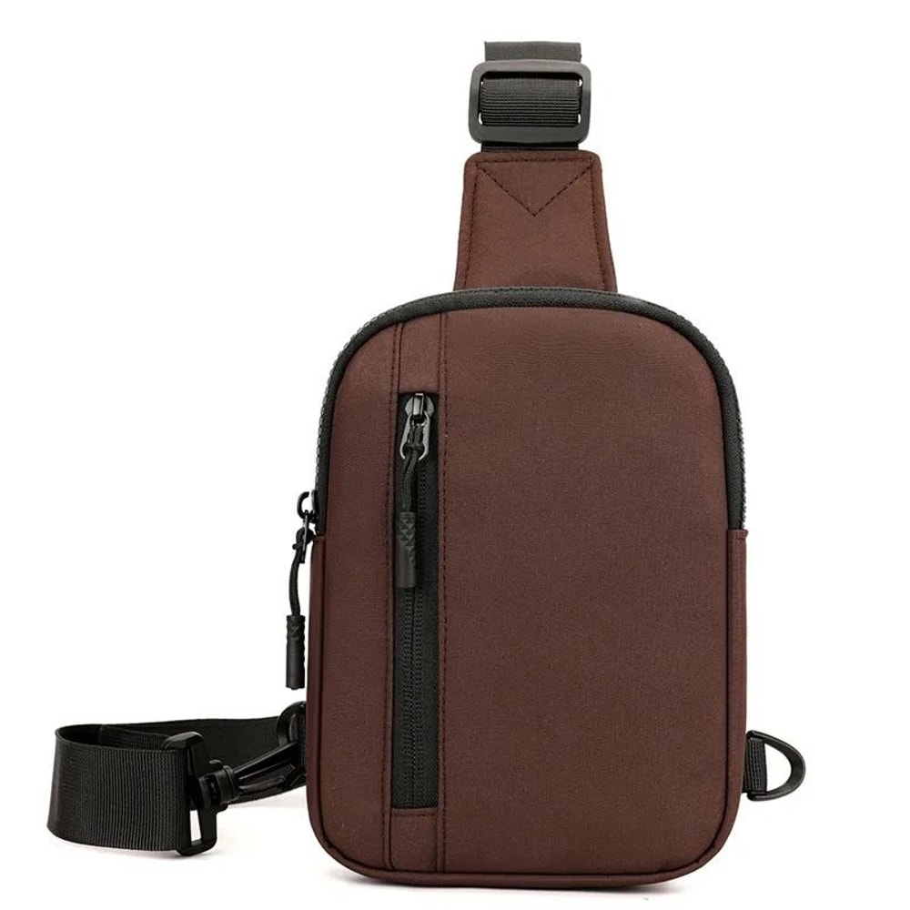 Oxford Chest Bag For Men And Women Casual Waterproof Sling Crossbody Travel Shoulder Pack 9