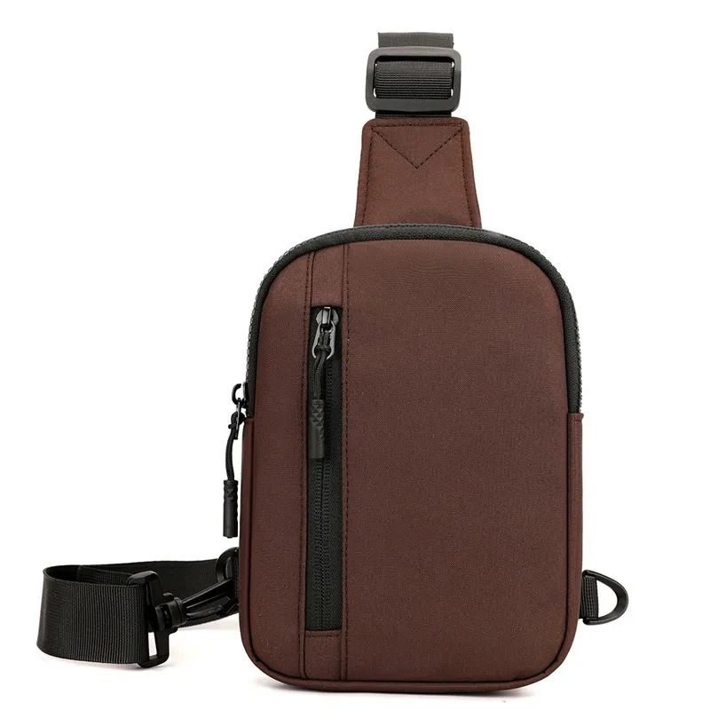 Oxford Chest Bag For Men And Women Casual Waterproof Sling Crossbody Travel Shoulder Pack 9