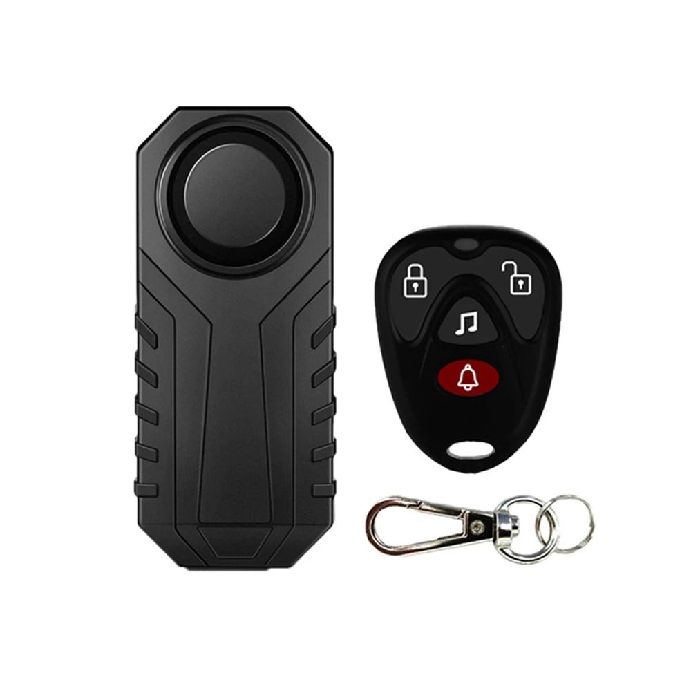 Wireless Motorcycle Bike Vibration Alarm IP55 Waterproof Remote Anti Theft System 10