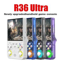 r36 ultra retro handheld game console with 4 inch display and 128gb storage
