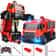 Transformation Robot Car Action Toy Fire Truck Vehicle With Music Light And Rechargeable Battery Fo 7