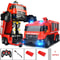 Transformation Robot Car Action Toy Fire Truck Vehicle With Music Light And Rechargeable Battery Fo 7
