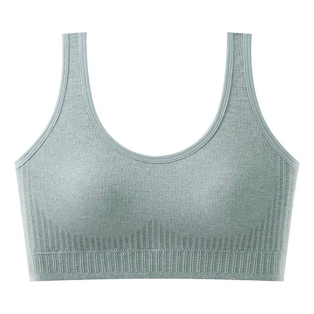 Breathable Seamless Sports Bra For Women Yoga Fitness Push Up Shockproof Crop Top 6