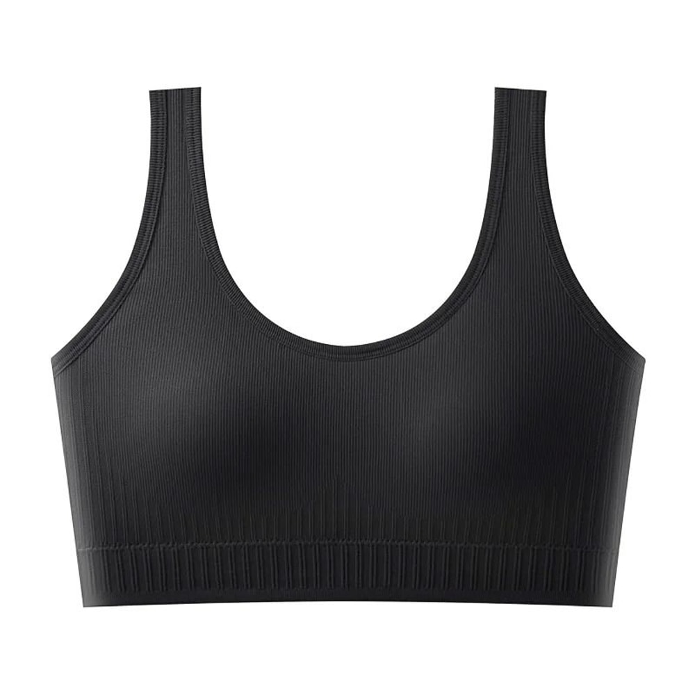 Breathable Seamless Sports Bra For Women Yoga Fitness Push Up Shockproof Crop Top 7