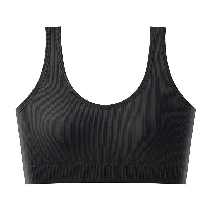 Breathable Seamless Sports Bra For Women Yoga Fitness Push Up Shockproof Crop Top 7