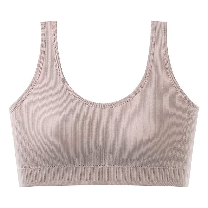 Breathable Seamless Sports Bra For Women Yoga Fitness Push Up Shockproof Crop Top 8