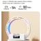 Desktop Bluetooth Speaker Alarm Clock With Night Light Wireless Charger USB AUX 5