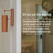 Wooden Doorbell Chime Home Entrance Musical Door Bell With Adhesive Installation 1