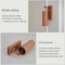 Wooden Doorbell Chime Home Entrance Musical Door Bell With Adhesive Installation 4