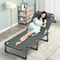 Summer Outdoor Rollaway Bed With Cotton Padding Recliner Folding Nap Cot For Office Or Camping 5