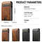Mens PU Leather Auto Eject Wallet With Flip Cover 4