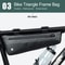 Rhinowalk Waterproof Bike Bag Set With Pannier Handlebar And Frame Bags For Long Distance Cycling 8