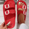 Women Thick Soled Platform Slippers Non Slip Casual Slides 4