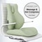 Memory Foam Electric Massage Waist Pad Chair Cushion Hot Compress Set 11
