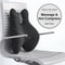 Memory Foam Electric Massage Waist Pad Chair Cushion Hot Compress Set 6