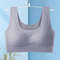 Wire Free Sports Bra Seamless Ice Silk Push Up Bra For Women 5