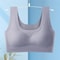 Wire Free Sports Bra Seamless Ice Silk Push Up Bra For Women 5
