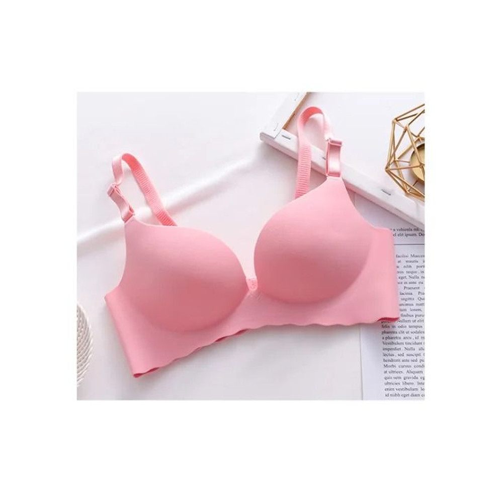 One Piece Wireless Push Up Bra Seamless Candy Color Lingerie Corset 11