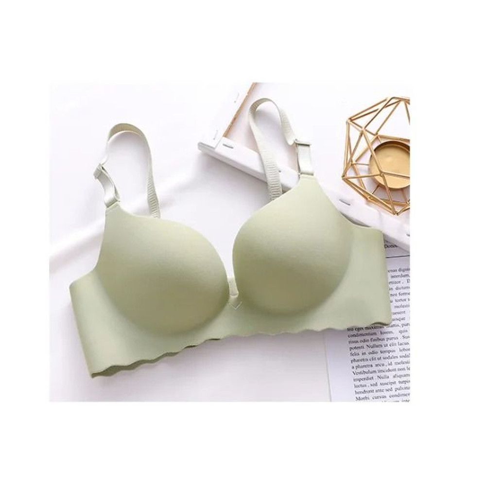 One Piece Wireless Push Up Bra Seamless Candy Color Lingerie Corset 6