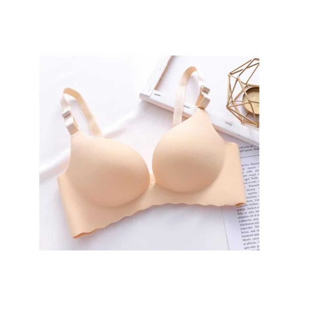 One Piece Wireless Push Up Bra Seamless Candy Color Lingerie Corset 8