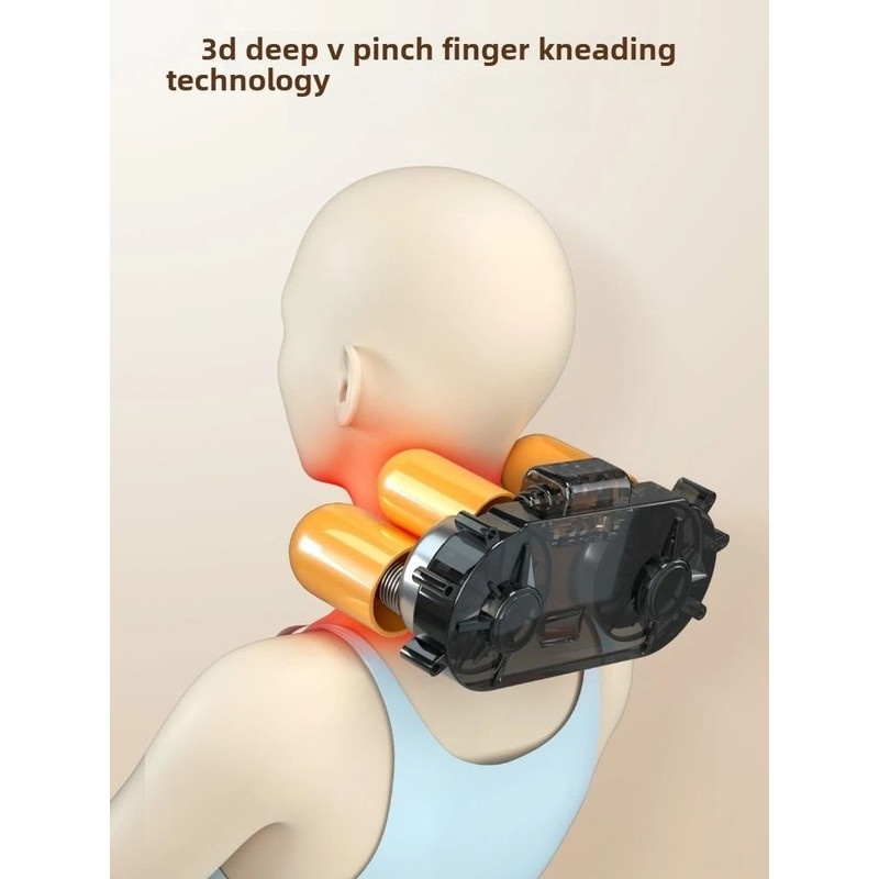 Shiatsu Neck Massage Pillow With Heat For Back Shoulder And Muscle Relaxation 2