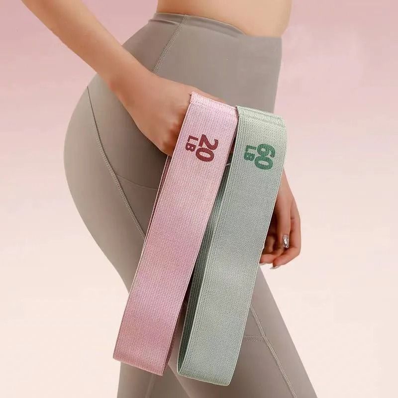 Fabric Resistance Bands For Fitness Yoga Pilates And Home Workout 5
