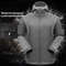 Winter Waterproof Tactical Jacket And Pants Set For Men With Fleece Lining And Outdoor Soft Shell 2