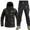Winter Waterproof Tactical Jacket And Pants Set For Men With Fleece Lining And Outdoor Soft Shell 5