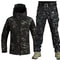 Winter Waterproof Tactical Jacket And Pants Set For Men With Fleece Lining And Outdoor Soft Shell 5