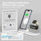 Qi2 5 In 1 Magnetic Wireless Charger Stand With LED Night Light And Alarm Clock For Samsung IPhone 1