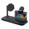 Qi2 5 In 1 Magnetic Wireless Charger Stand With LED Night Light And Alarm Clock For Samsung IPhone 6