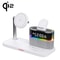 Qi2 5 In 1 Magnetic Wireless Charger Stand With LED Night Light And Alarm Clock For Samsung IPhone 8