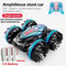 Amphibious RC Car Remote Control Stunt Vehicle With Double Sided Flip And 4WD Drift For Kids 8